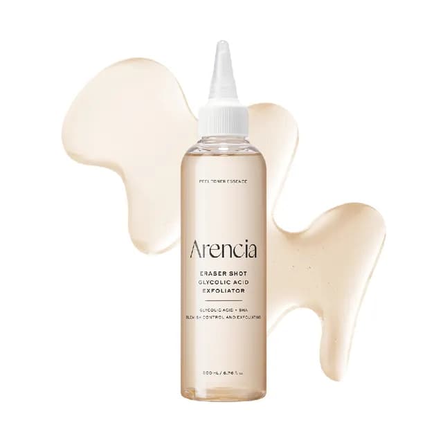 Arencia eraser shot glycolic acid exfoliator
