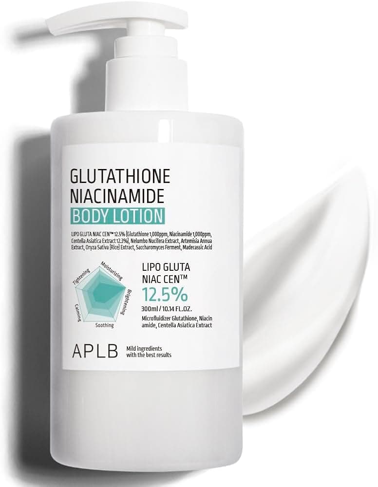 Aplb glutathione niacinamide body lotion