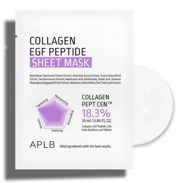Aplb collagen EGF peptide sheet mask