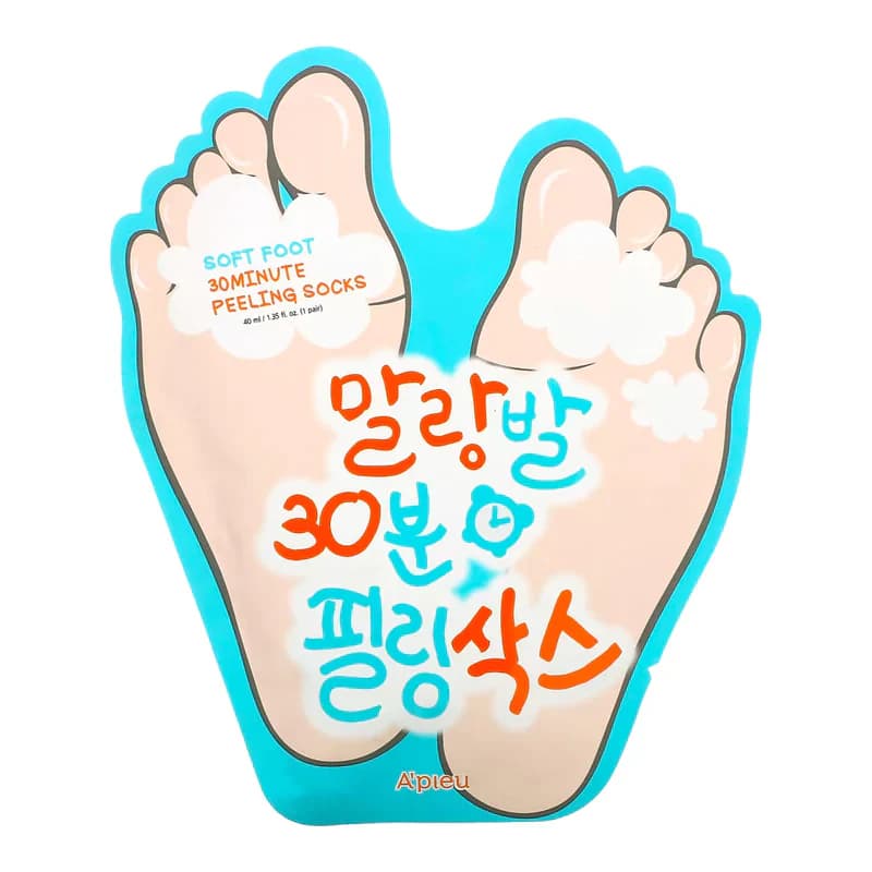 Apieu soft foot 30 minutes peeling socks 1 pair
