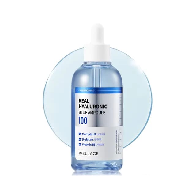 Wellage real hyaluronic blue 100 ampoule